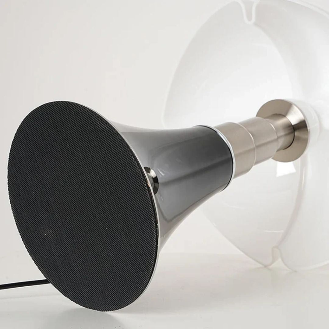 Vintage Dome LED Table Lamp – Retro Italian Style with Acrylic Shade