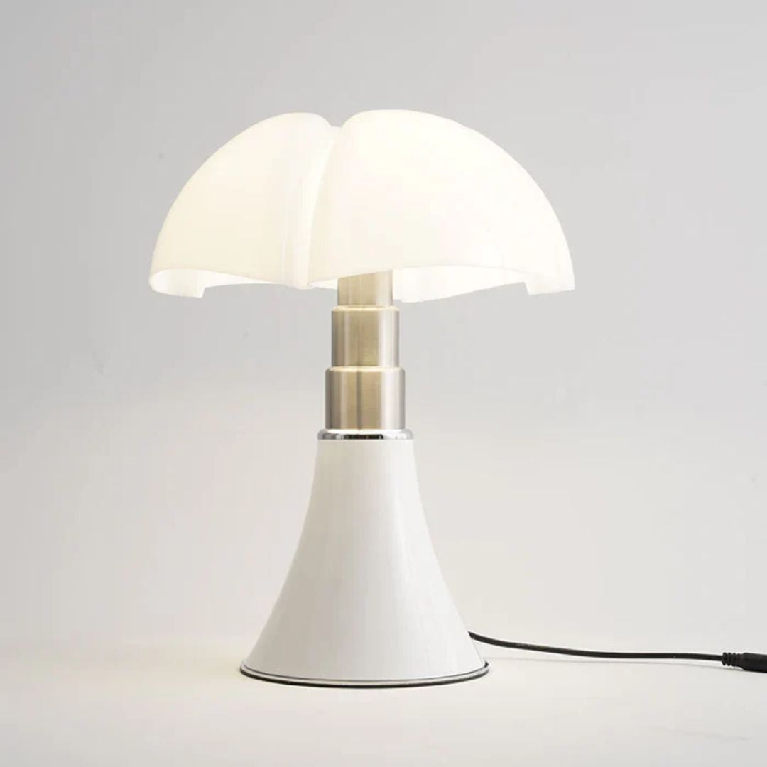 Vintage Dome LED Table Lamp – Retro Italian Style with Acrylic Shade