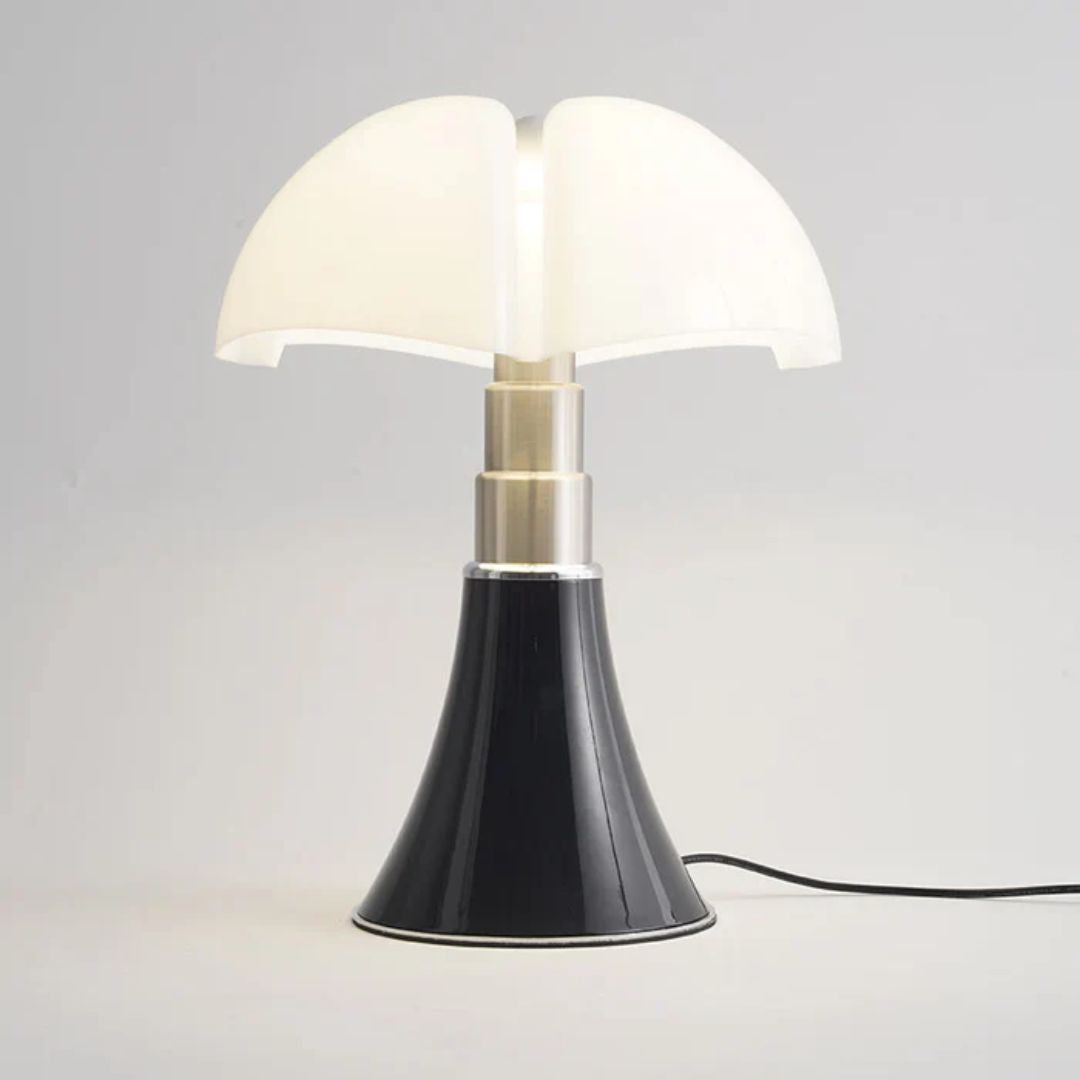 Vintage Dome LED Table Lamp – Retro Italian Style with Acrylic Shade