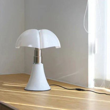 Vintage Dome LED Table Lamp – Retro Italian Style with Acrylic Shade