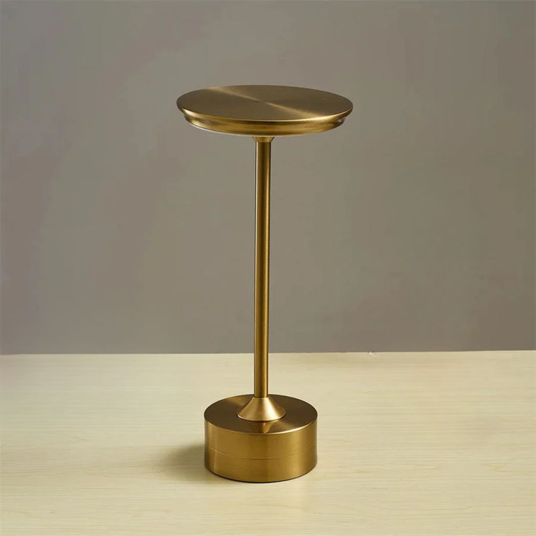 Modern Metal Touch Table Lamp – Rechargeable Cordless LED Light